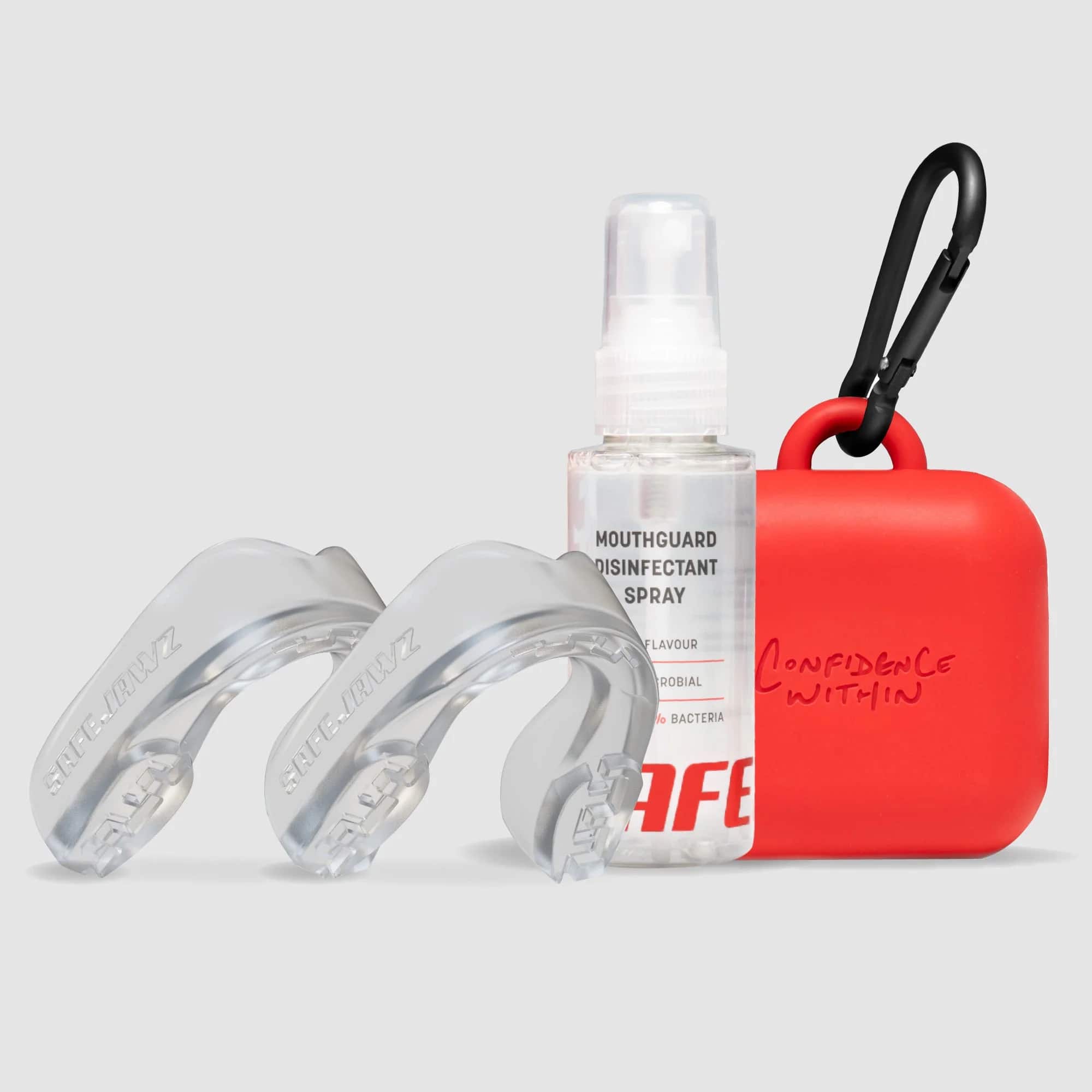 SafeJawz Intro Series Premium-pakke · Clear