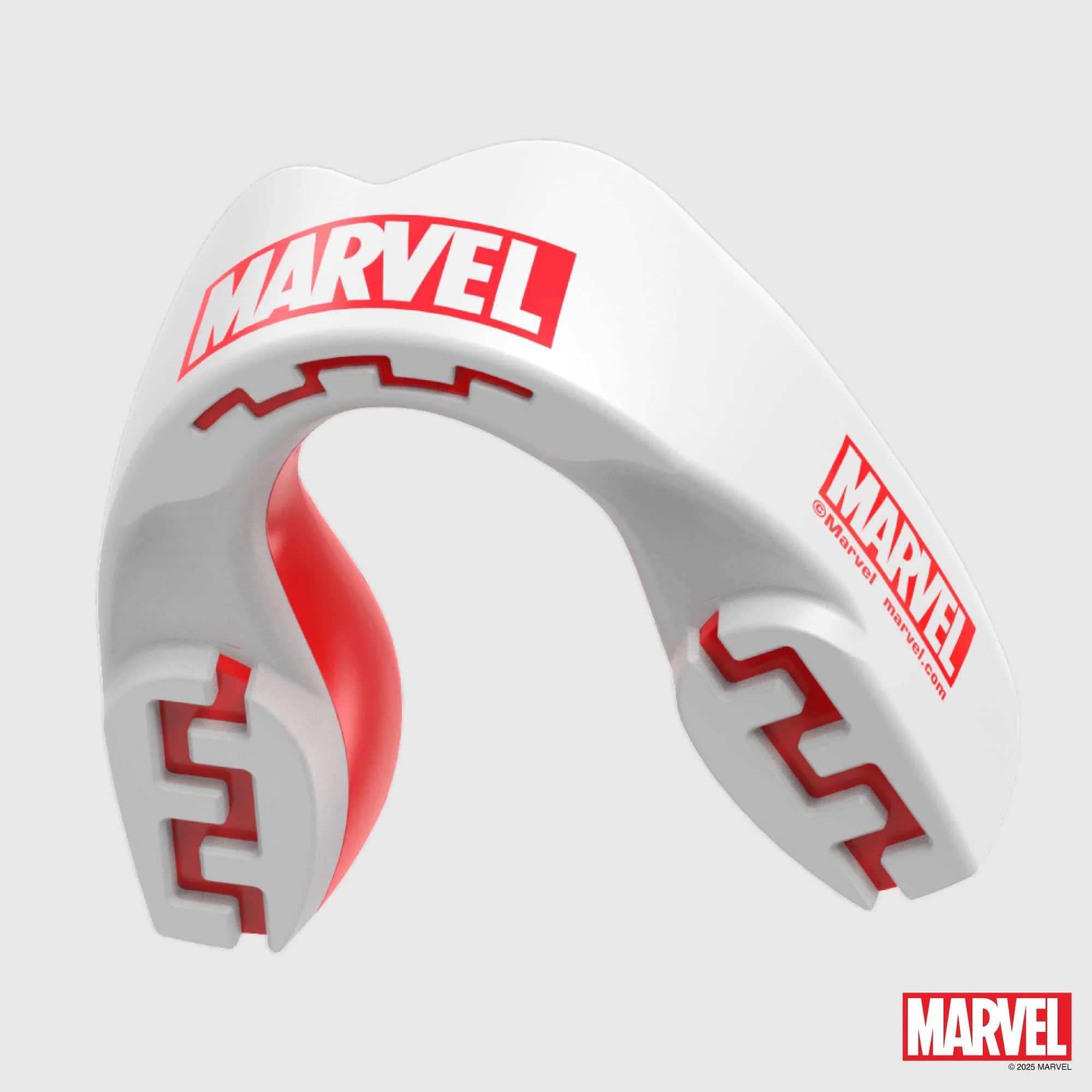 SafeJawz Marvel Logo tannbeskytter · White