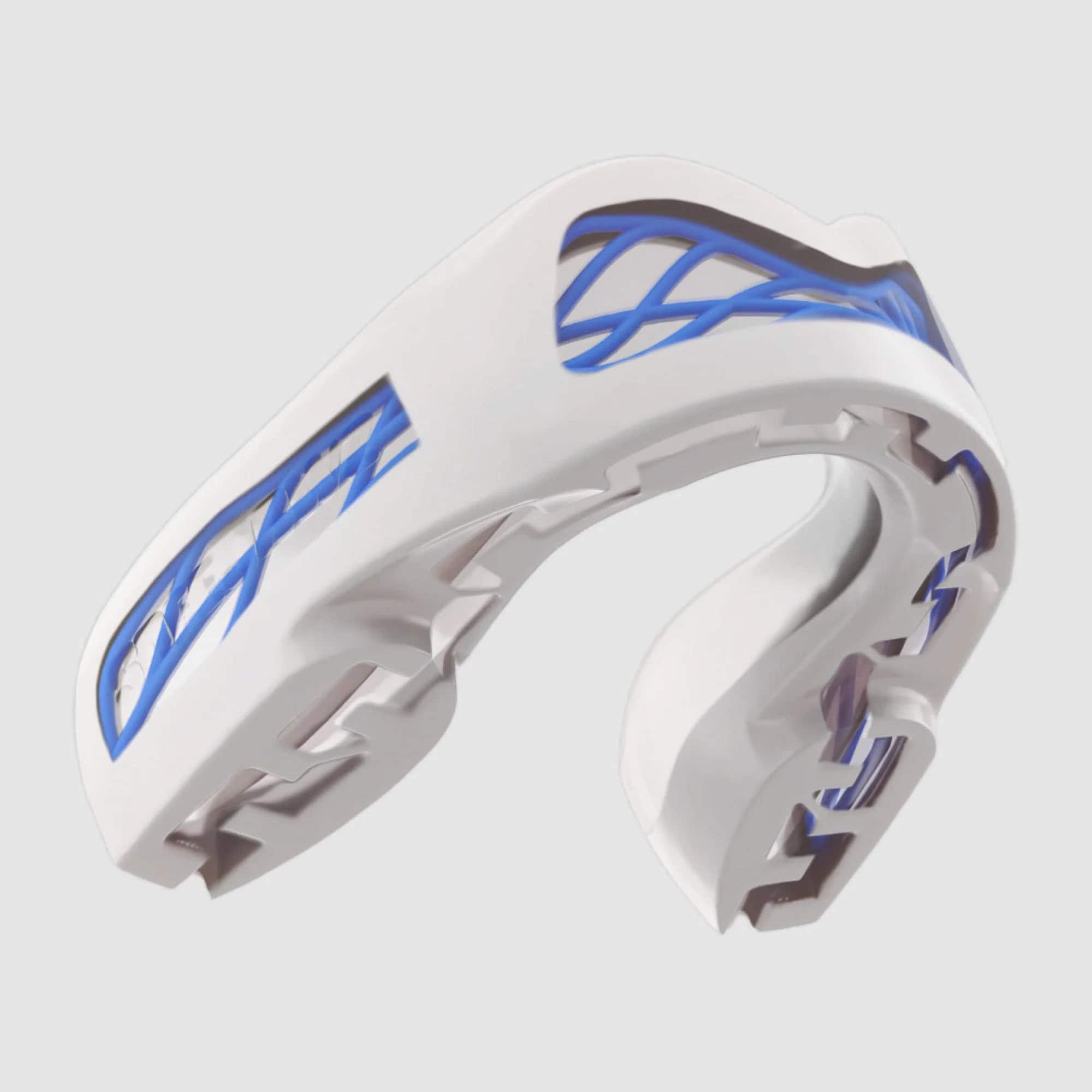 SafeJawz Nitro tannbeskytter · White & Blue · Adult
