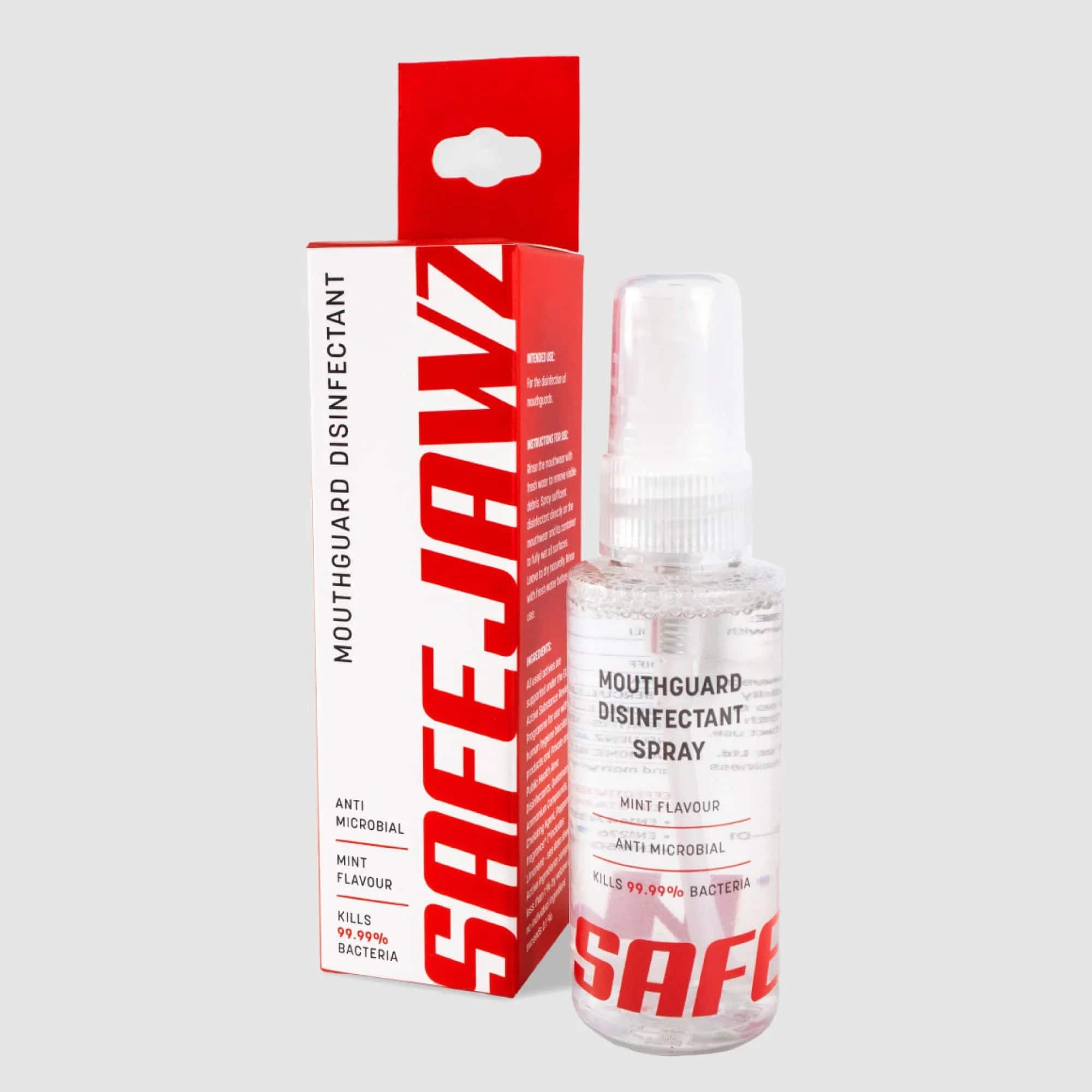 SafeJawz Mouthguard Cleaning Spray – Mint, 50 ml