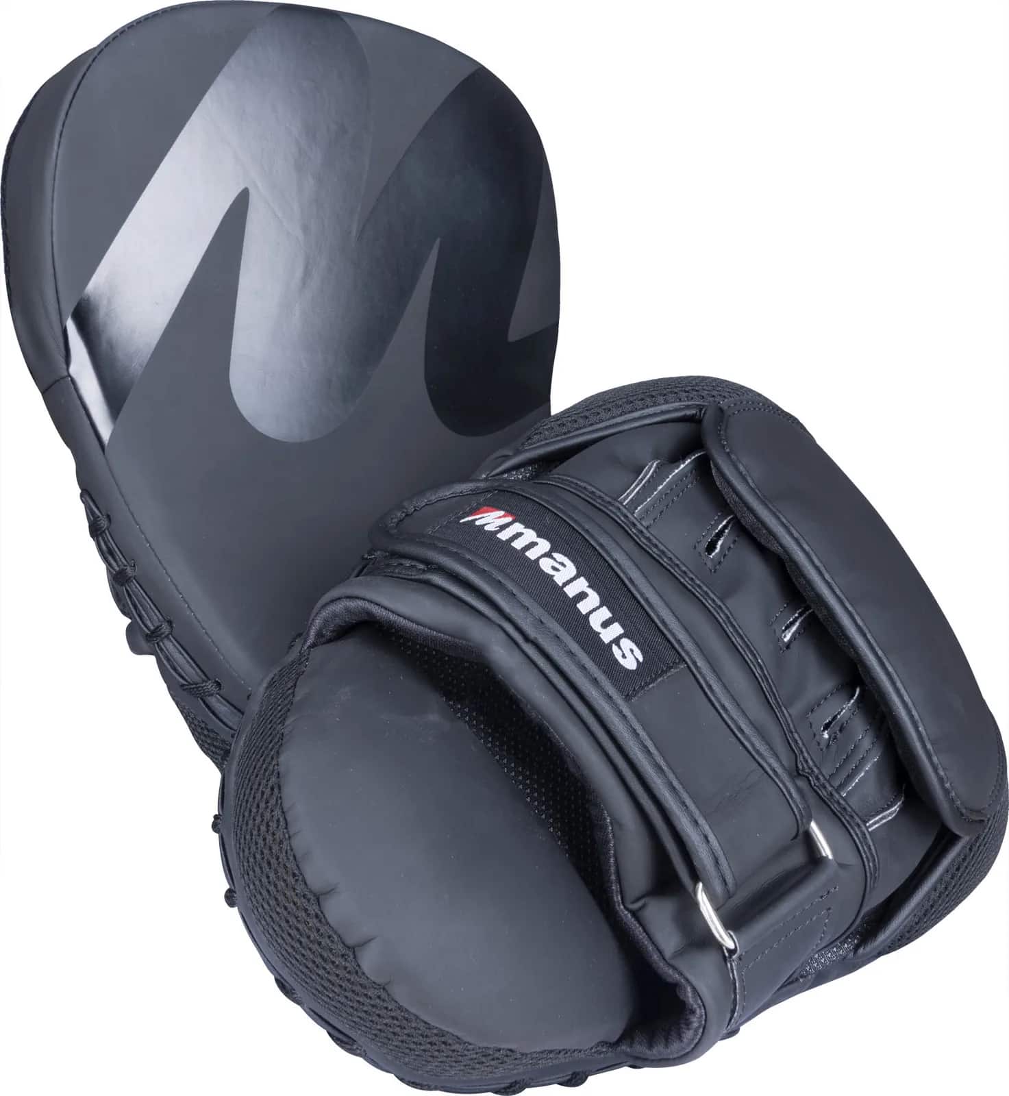 Slagputer “Wave Black'n'Black” - svart-svart, buet