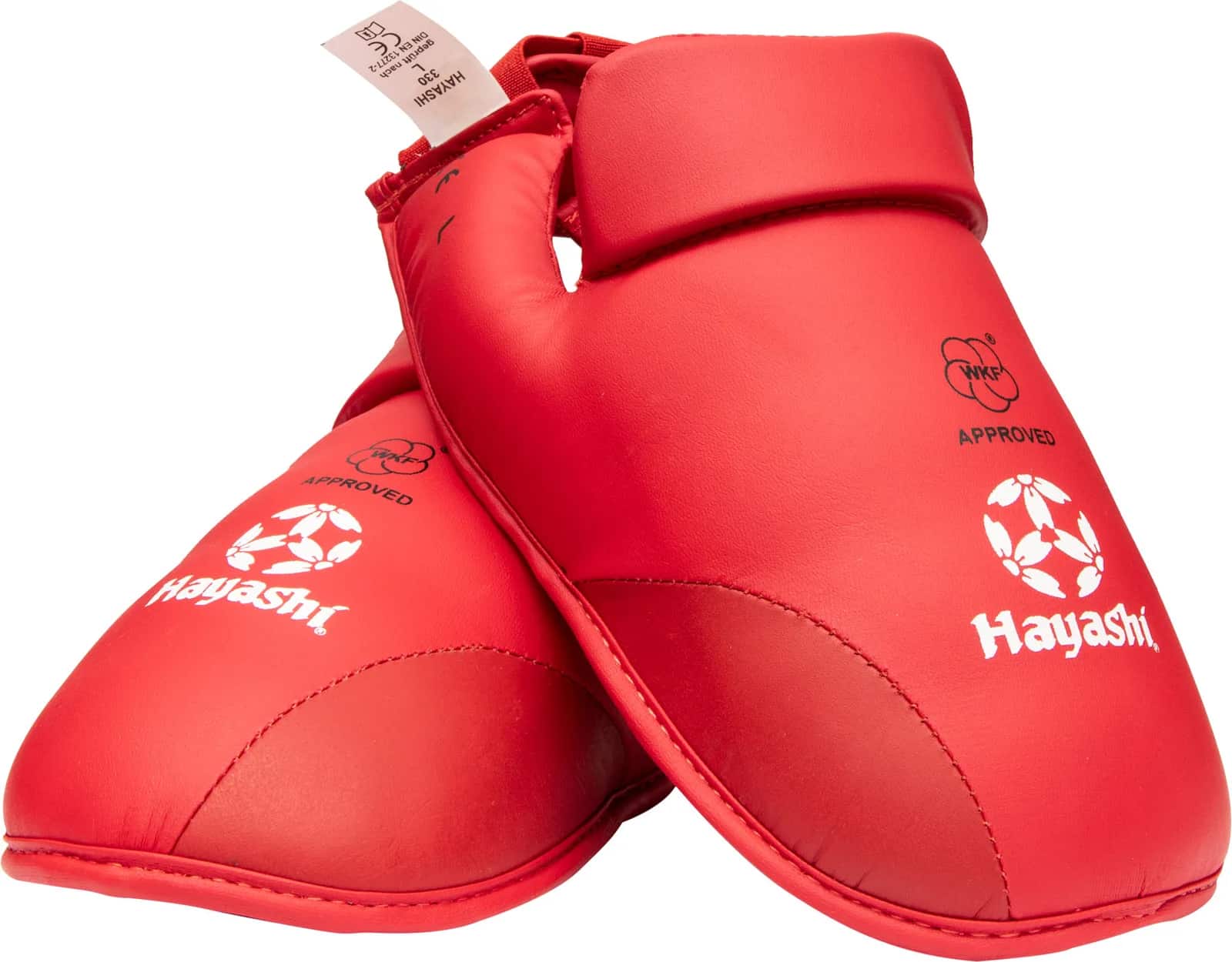 Kicks for karate (WKF-godkjent), fotbeskytter, fotbeskyttelse