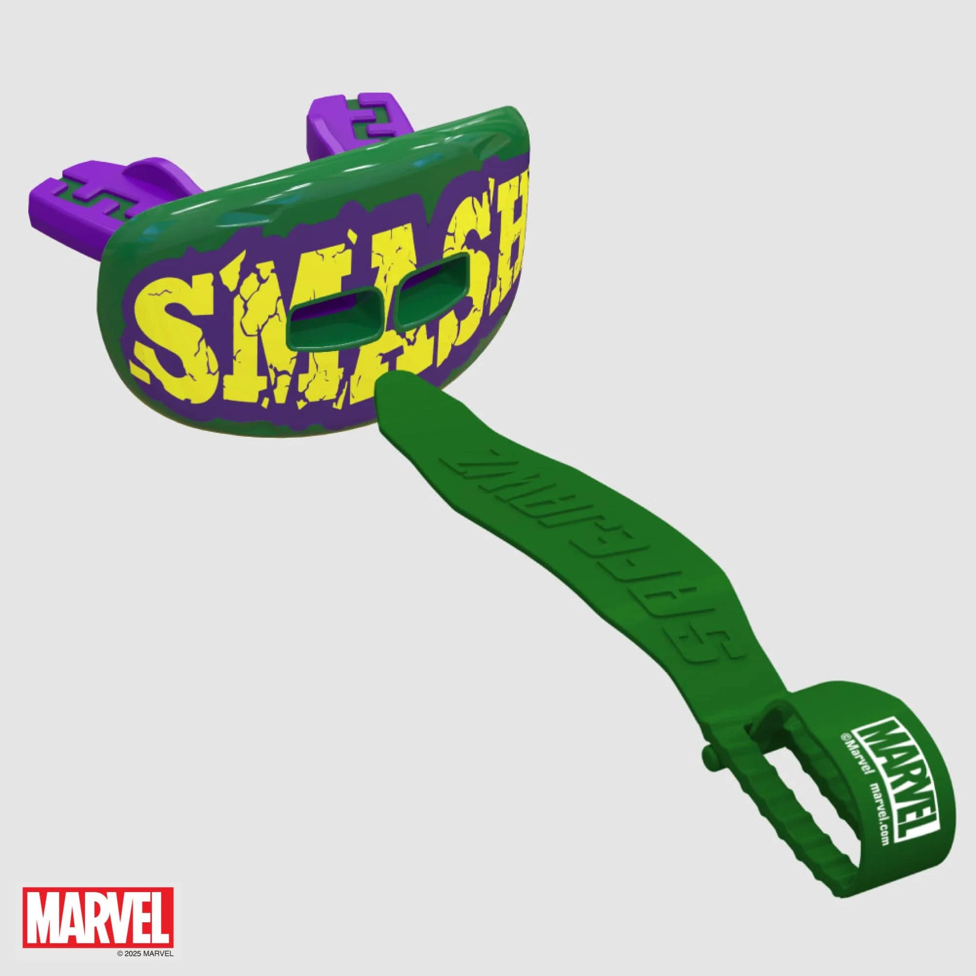 SafeJawz Marvel leppebeskytter Hulk tannbeskytter – originalt produktbilde fra SafeJawz