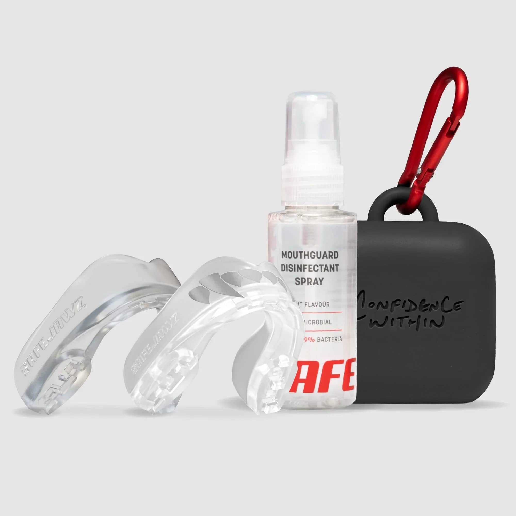 SafeJawz Extro Series Premium Bundle - Clear Fangz – original SafeJawz product photograph
