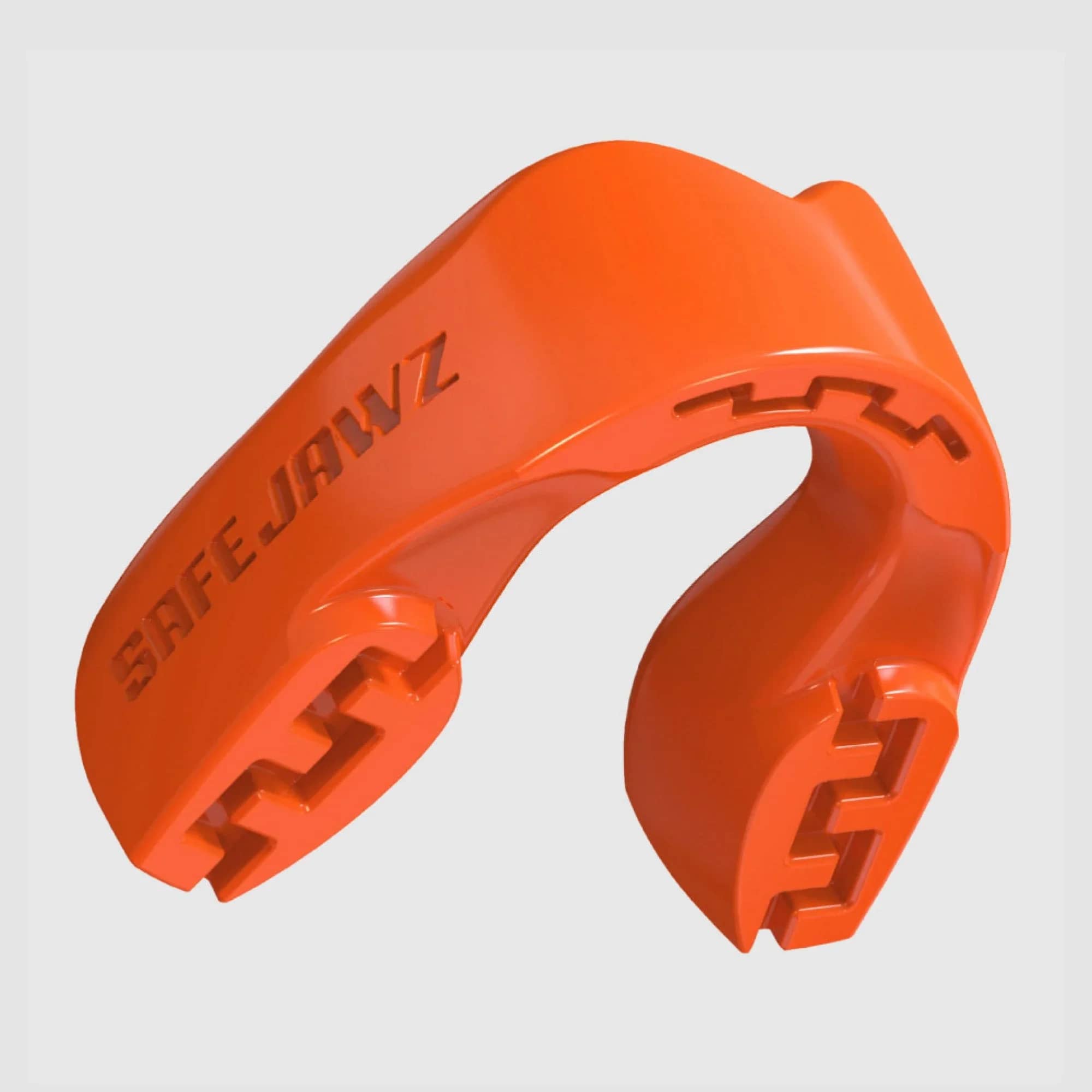 SafeJawz Intro Series Mouth guard - Fluro Orange – original SafeJawz product photograph