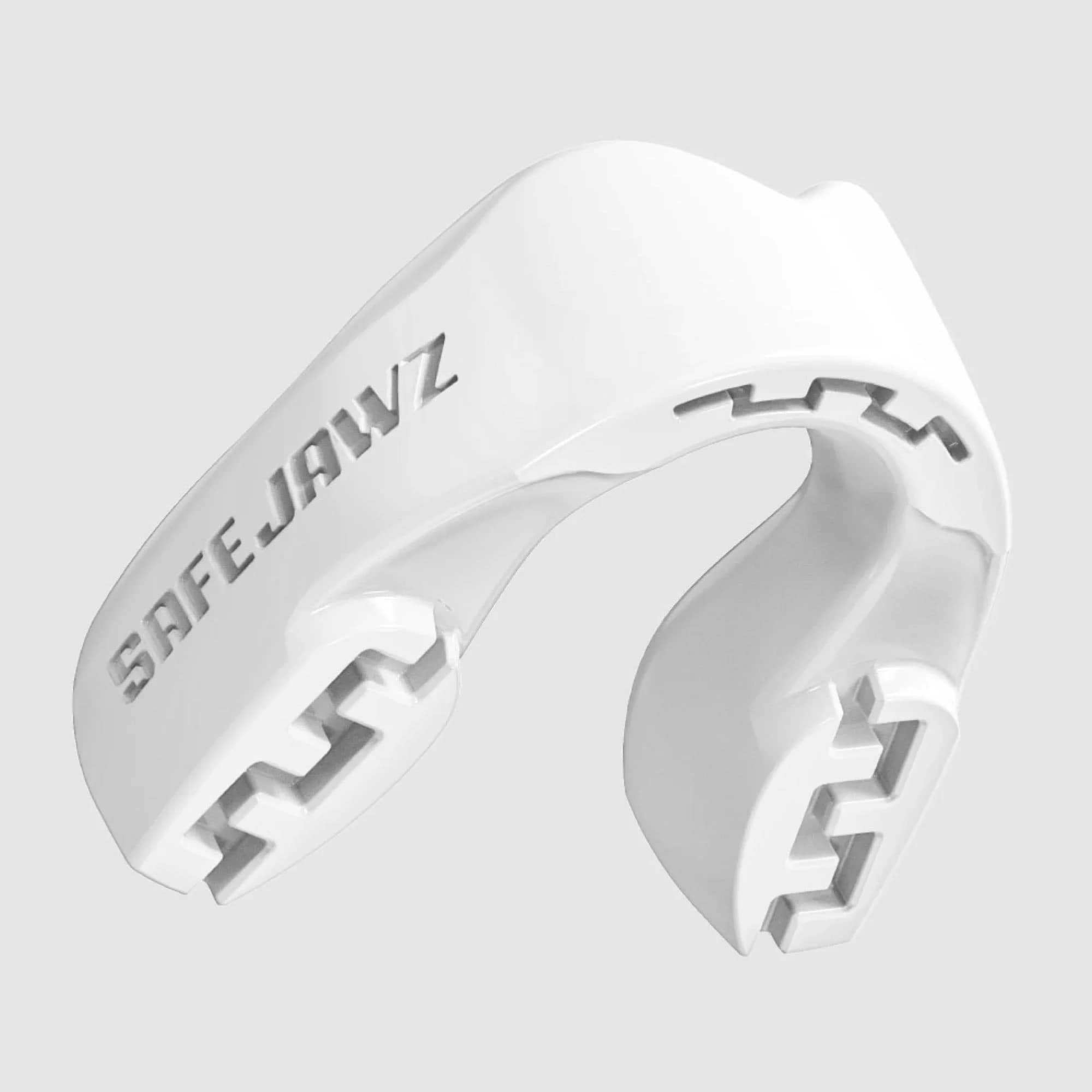 SafeJawz Intro Series Mouth guard - White – original SafeJawz product photograph