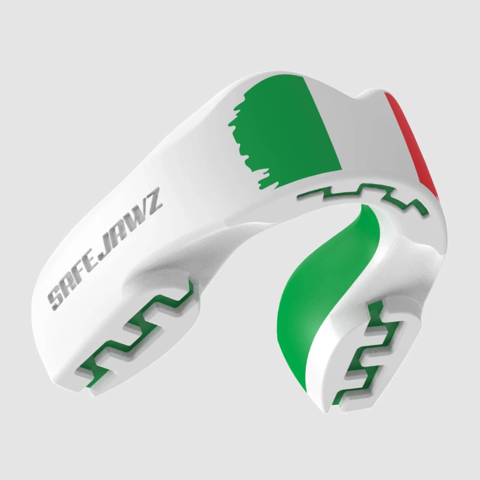 SafeJawz Extro Flags Range Mouth guard Italy – original SafeJawz product photograph