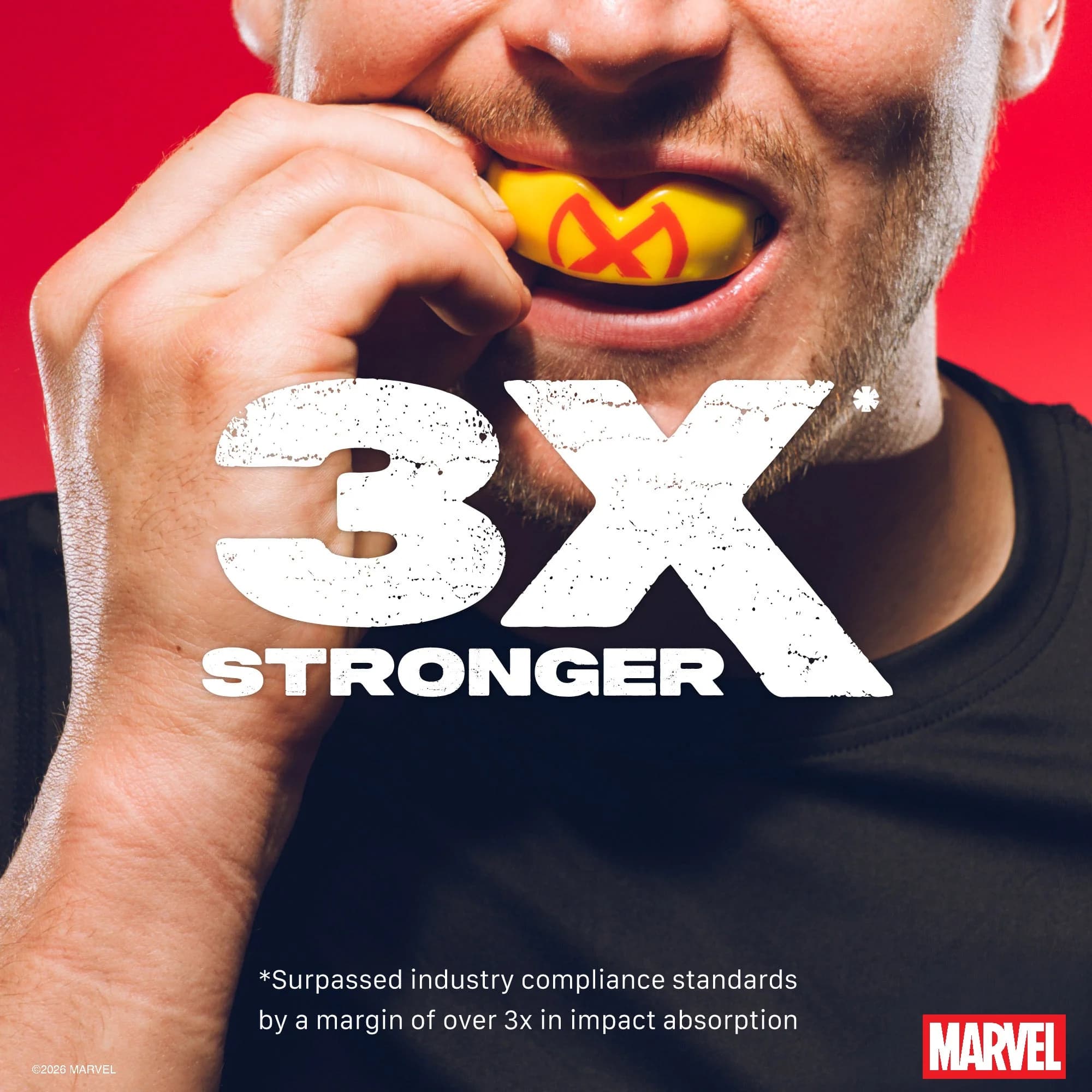 SafeJawz Marvel X-Men Logo tannbeskytter – alternativt bilde fra SafeJawz