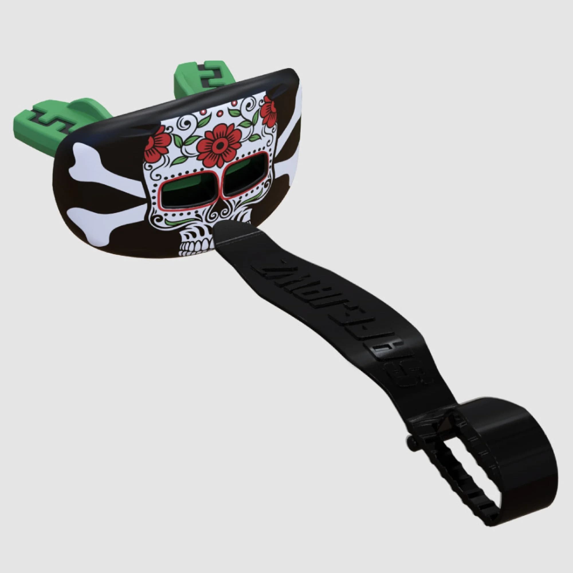 SafeJawz Extro Series leppebeskytter · Skull – originalt produktbilde fra SafeJawz