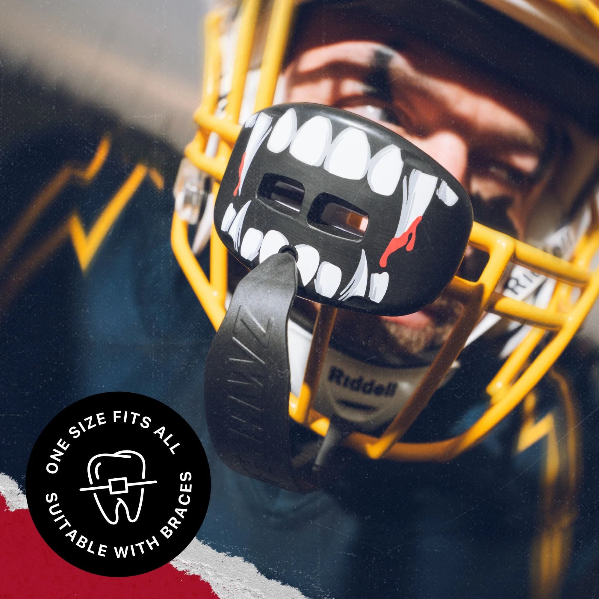 SafeJawz Extro Series leppebeskytter · Fangz – alternativt bilde fra SafeJawz