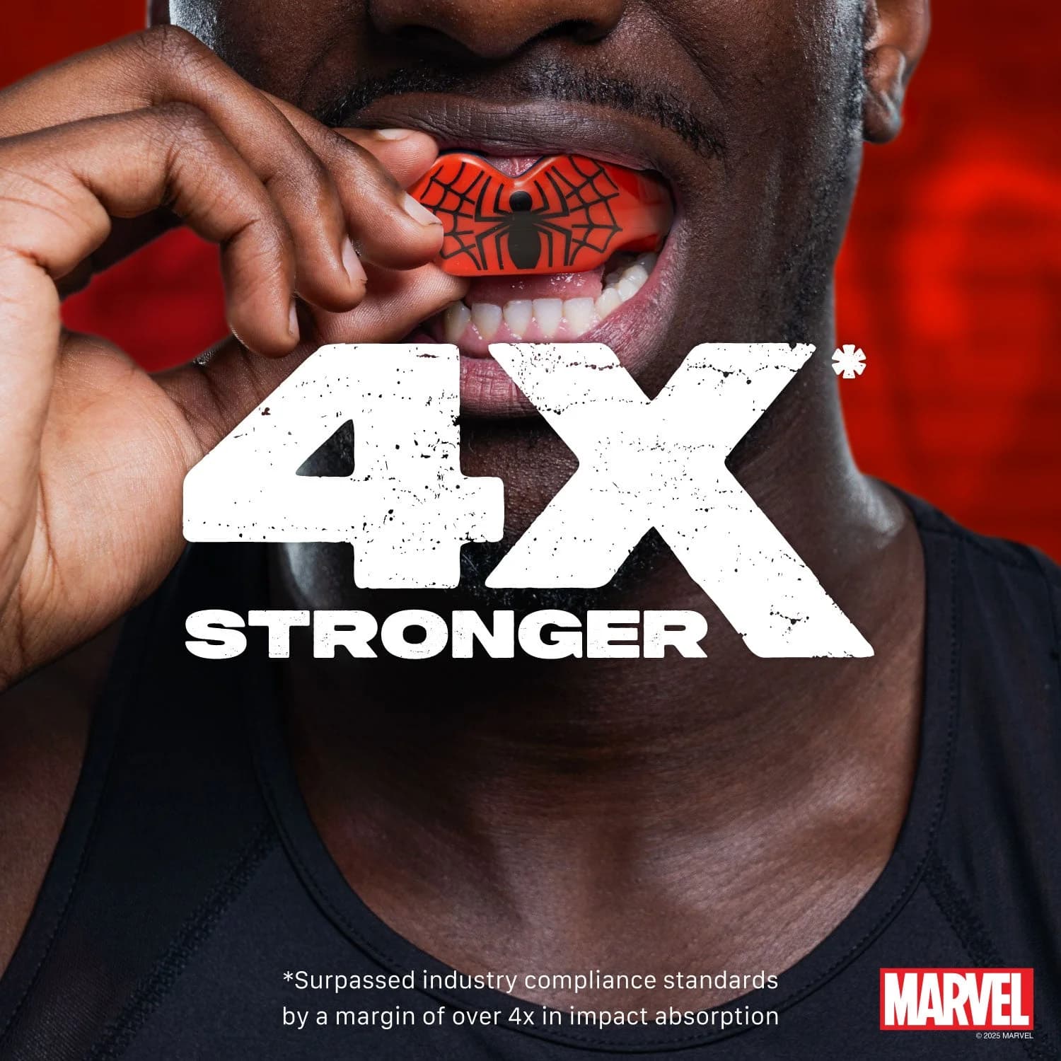 SafeJawz Marvel Spider-Man tannbeskytter For Braces · Red – alternativt bilde fra SafeJawz