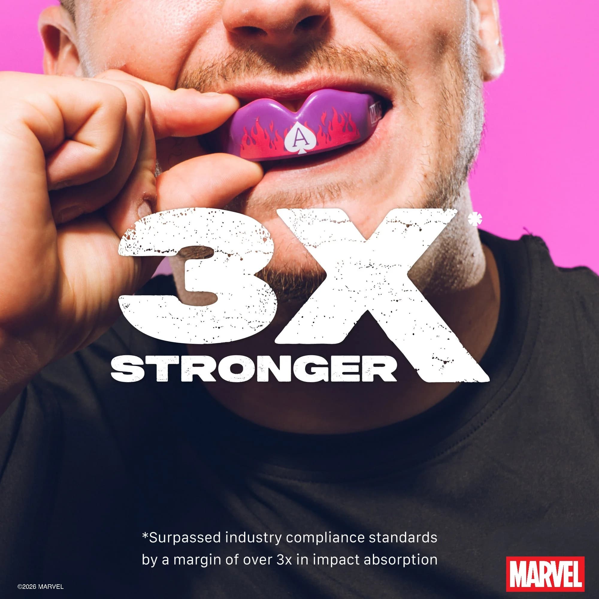 SafeJawz Marvel X-Men Gambit tannbeskytter – alternativt bilde fra SafeJawz