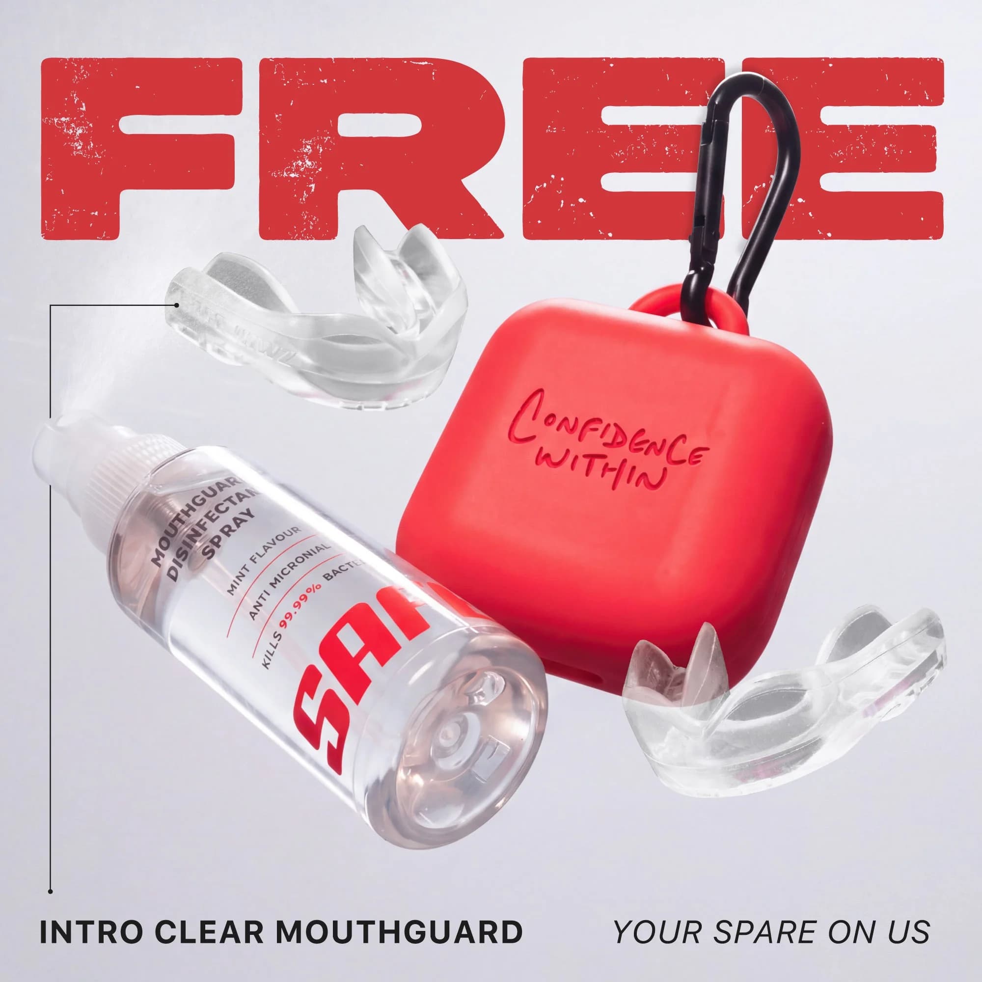 SafeJawz Intro Series Premium-pakke · Clear – alternativt bilde fra SafeJawz