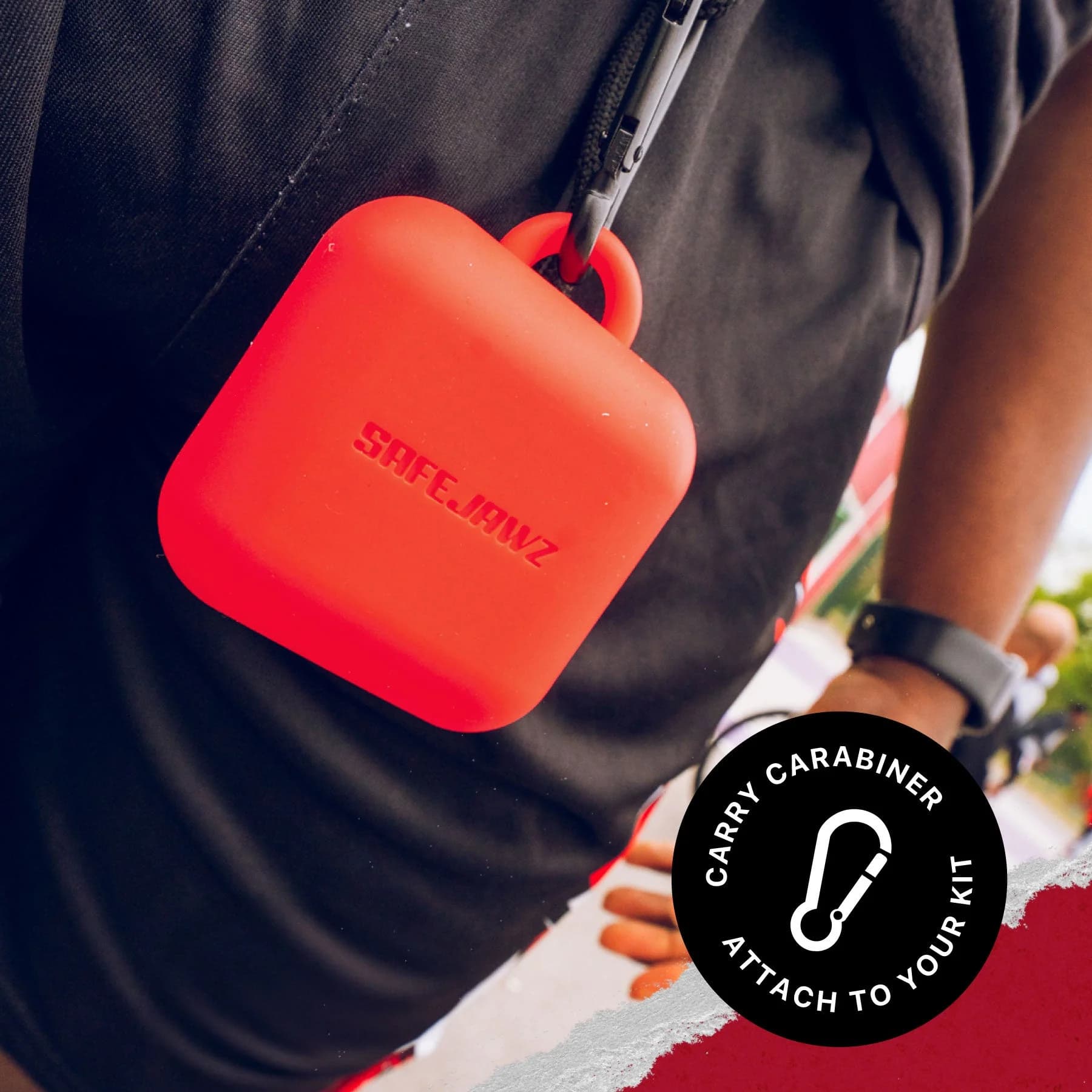 SafeJawz pleiepakke · premiumetui og spray – alternativt bilde fra SafeJawz