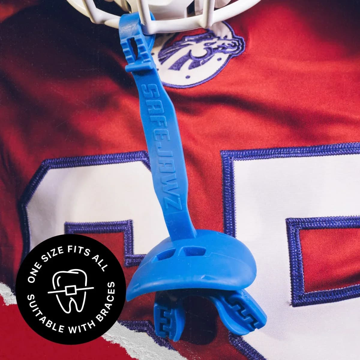 SafeJawz Intro Series Lip Guard- Blue – additional SafeJawz photograph